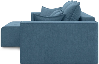 Диван угловой двухместный Венте, модель 035, Danco 796 (синий)