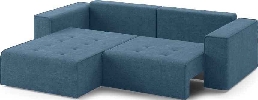 Диван угловой двухместный Венте, модель 035, Danco 796 (синий)