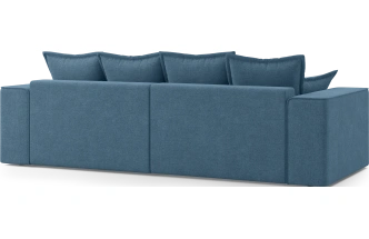 Диван угловой двухместный Венте, модель 035, Danco 796 (синий)