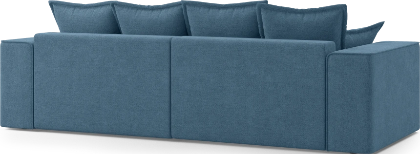 Диван угловой двухместный Венте, модель 035, Danco 796 (синий)