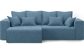 Диван угловой двухместный Венте, модель 035, Danco 796 (синий)