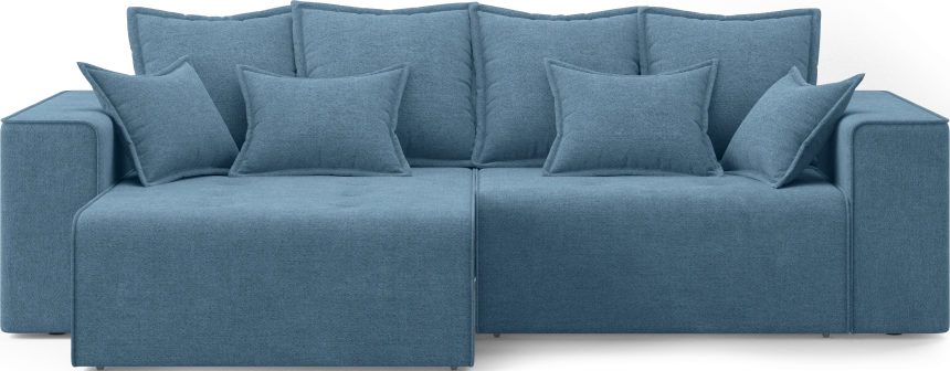 Диван угловой двухместный Венте, модель 035, Danco 796 (синий)