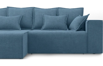 Диван угловой двухместный Венте, модель 035, Danco 796 (синий)