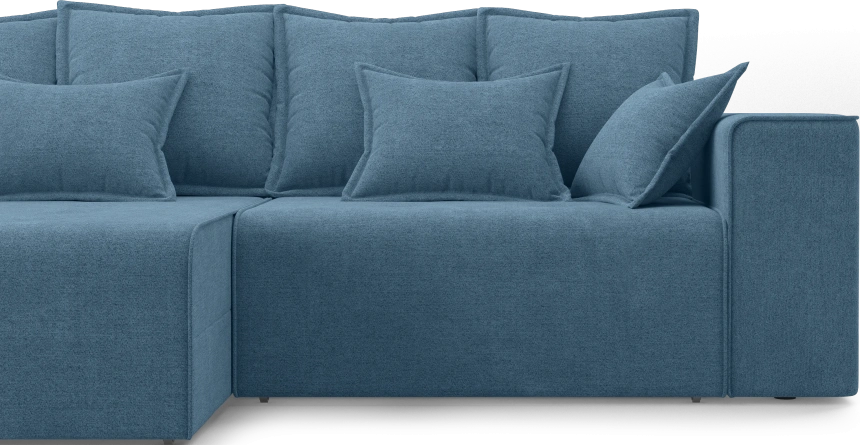 Диван угловой двухместный Венте, модель 035, Danco 796 (синий)