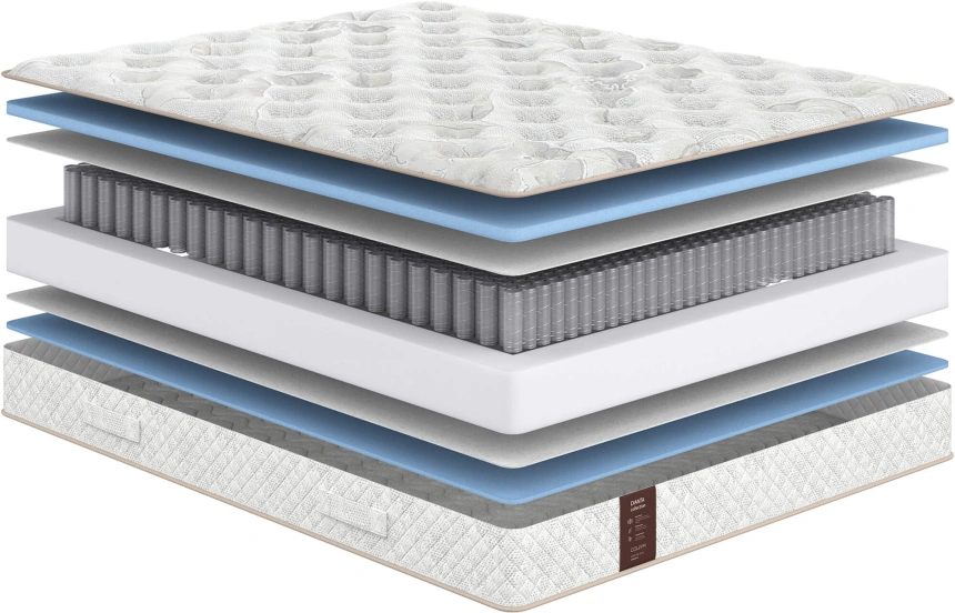Матрас средней жесткости Dianta Top, 180x200