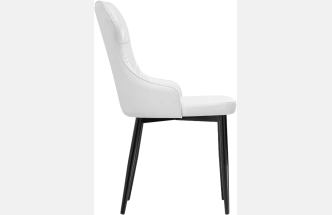 Стул Neli, на металлокаркасе, white / black