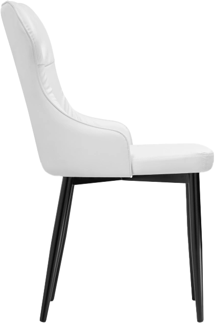 Стул Neli, на металлокаркасе, white / black