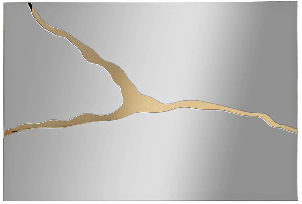 Зеркало настенное KFG194, с золотым декором