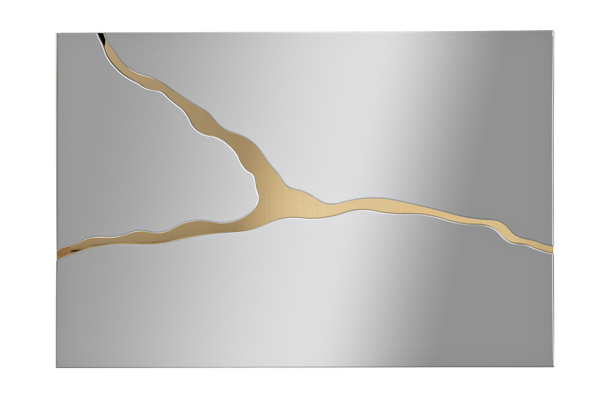 Зеркало настенное KFG194, с золотым декором