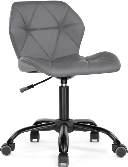 Офисное кресло Вальд, экокожа серый