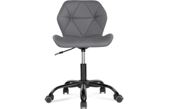 Офисное кресло Вальд, экокожа серый