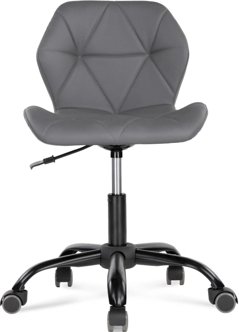 Офисное кресло Вальд, экокожа серый