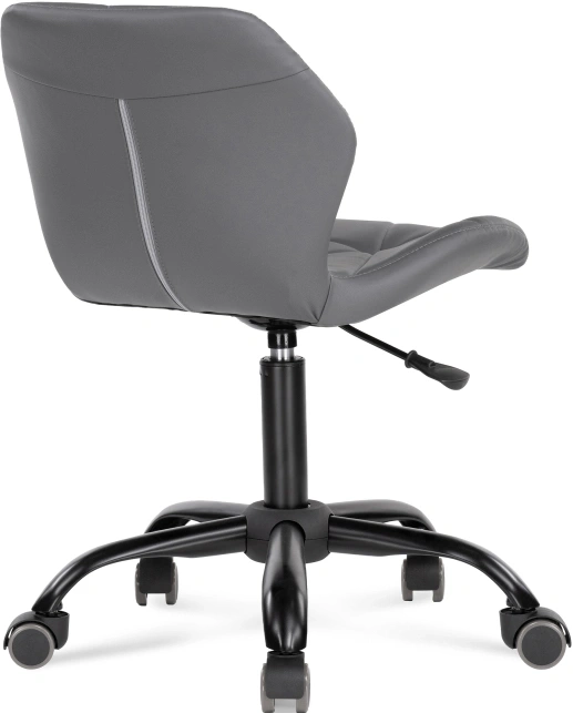 Офисное кресло Вальд, экокожа серый
