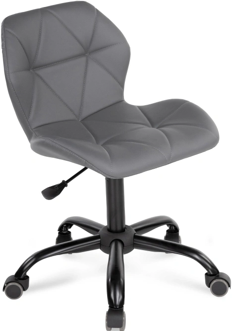 Офисное кресло Вальд, экокожа серый