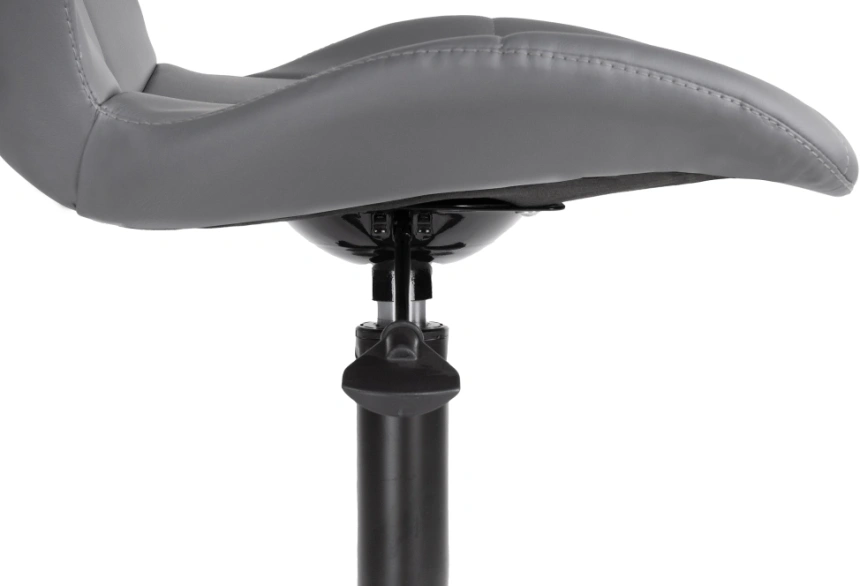 Офисное кресло Вальд, экокожа серый