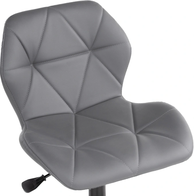 Офисное кресло Вальд, экокожа серый