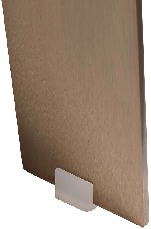 Журнальный стол KFG203, 100x100x30, МДФ, шпон, темно-коричневый / бронзовый