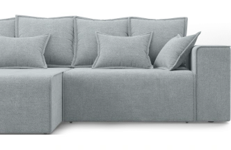 Диван угловой двухместный Венте, модель 035, Danco 995 (серый)