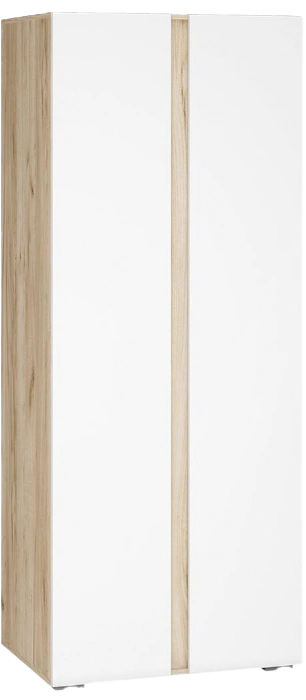 Модульная гостиная Алетра, комплектация 1, дуб крафт серый / глянец белый 