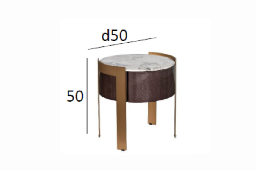 Тумба прикроватная Sevilla, с ящиком 