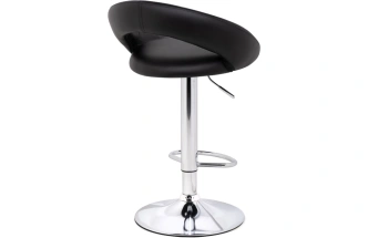 Барный стул Oazis, черный / хром