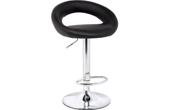 Барный стул Oazis, черный / хром