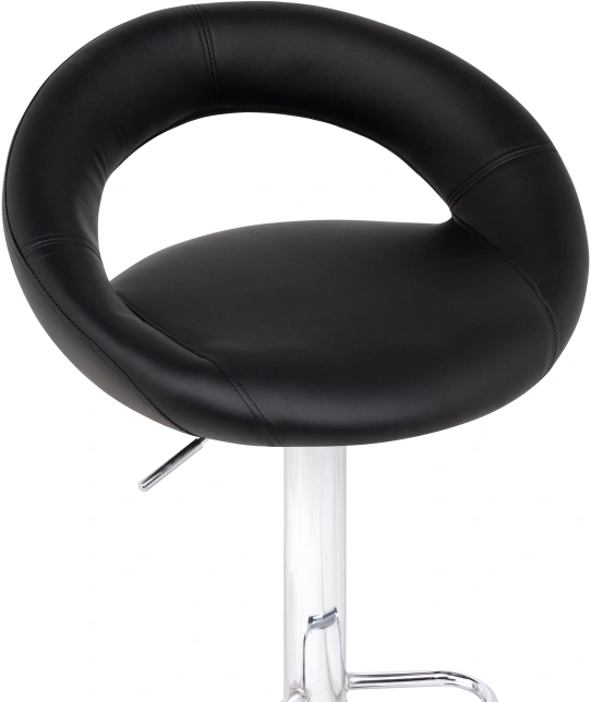 Барный стул Oazis, черный / хром