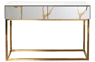 Туалетный столик KFG197 , белый / золотой 