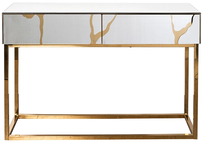 Туалетный столик KFG197 , белый / золотой 