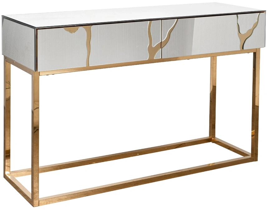 Туалетный столик KFG197 , белый / золотой 