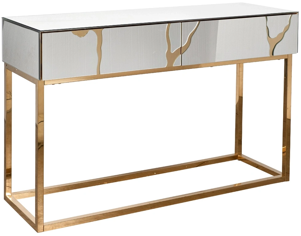 Туалетный столик KFG197 , белый / золотой 