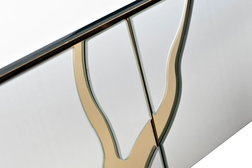 Туалетный столик KFG197 , белый / золотой 