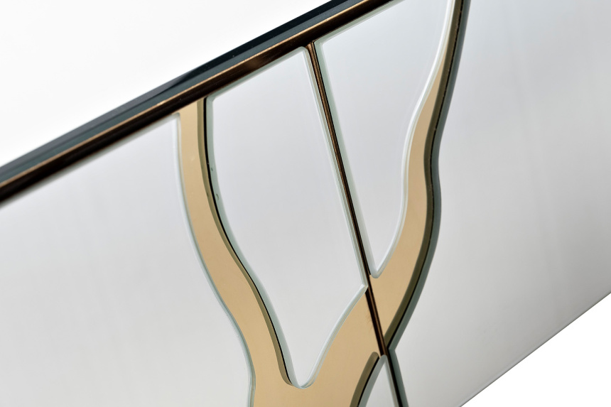 Туалетный столик KFG197 , белый / золотой