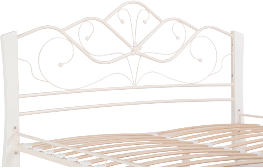 Кровать Виктори 4, 160x200, белая