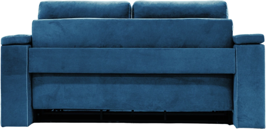 Диван прямой Бруно, Catania dark blue, Белая