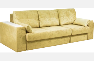 Диван прямой Остин 2, Siesta beige, декор Рамух белый