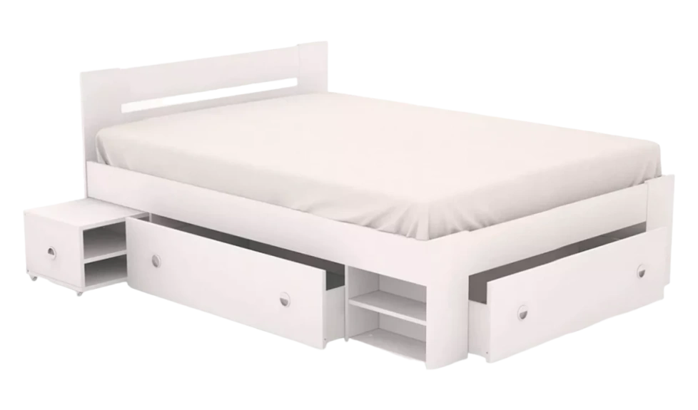 Кровать Стелла 160, Белый