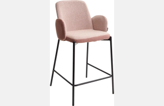 Полубарный стул Nyx, (H=65cm) VF109 розовый, VF110 брусничный