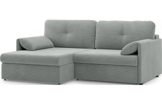Диван угловой двухместный Мадрид, модель 142, Linea Grande 83 (темно-серый)