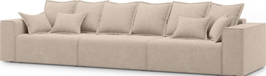 Диван прямой трехместный Венте, модель 035, Danco 130 (бежевый)