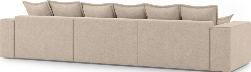 Диван прямой трехместный Венте, модель 035, Danco 130 (бежевый)