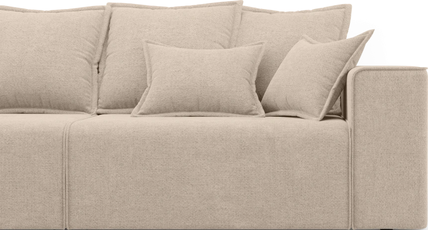 Диван прямой трехместный Венте, модель 035, Danco 130 (бежевый)