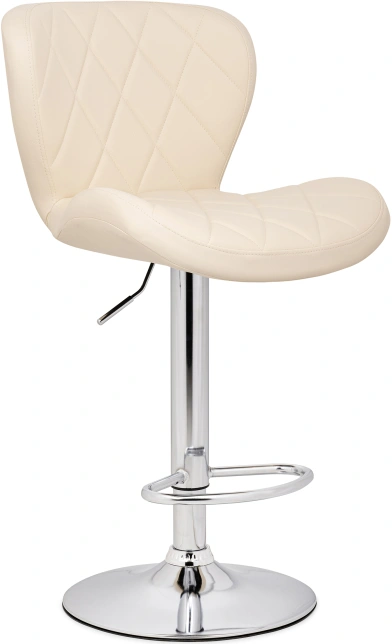 Барный стул Porch, бежевый / хром