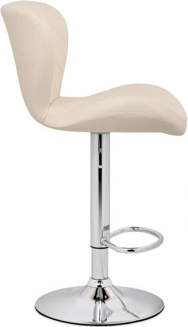 Барный стул Porch, бежевый / хром