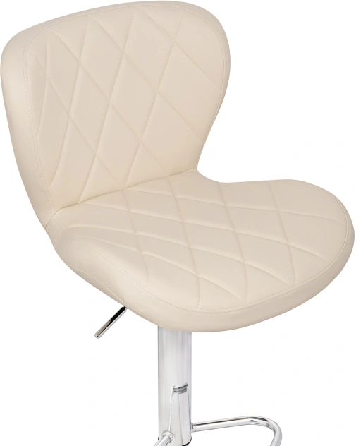 Барный стул Porch, бежевый / хром