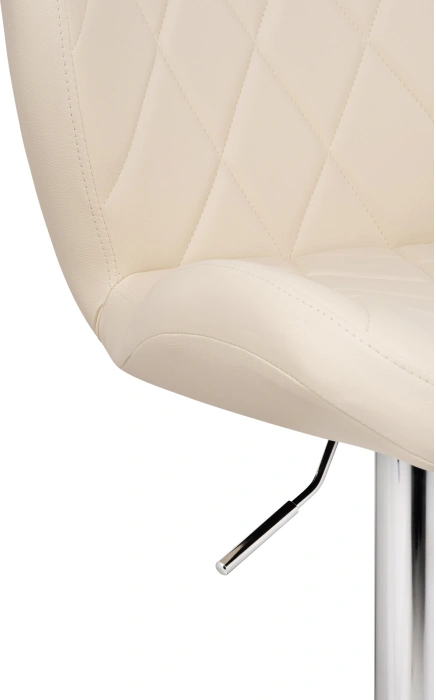 Барный стул Porch, бежевый / хром