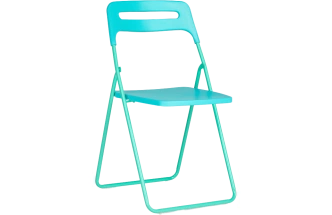 Стул Fold складной, пластиковый, blue