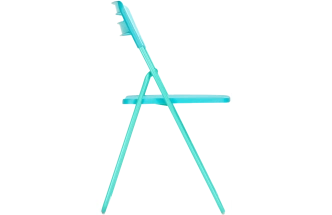 Стул Fold складной, пластиковый, blue