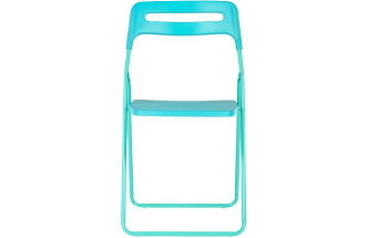 Стул Fold складной, пластиковый, blue