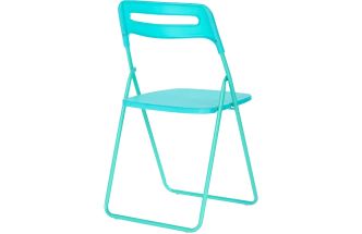 Стул Fold складной, пластиковый, blue